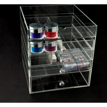 Professional Acrylic Storage Display - Organizes Nail Arts, Dipping Powders, Gel Nail &amp; Much More - Each