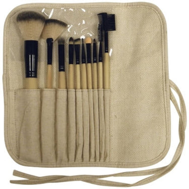 Professional Bamboo Cosmetic Brush Set / 10 Brushes by Fantasea