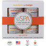 Professional BCL Spa Starter Kit - For Body, Hands, Feet - Mandarin & Mango - 4 pcs