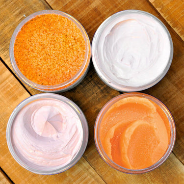 Professional BCL Spa Starter Kit - For Body, Hands, Feet - Mandarin & Mango - 4 pcs