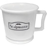 Professional Shaving Mug / White Plastic by Scalpmaster