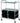 Professional Work Cart with 4 Black Storage Drawers by Pibbs