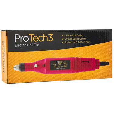 ProTech3 Electric Nail Drill - File & Buff Natural or Artificial Nails - 110-240V - Each