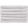 ProTex Essentials 10PRO White Wash Cloth - 12" x 12" / 12 Pack