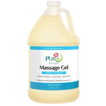 Pura Wellness Arnica Therapy Massage Gel / 1 Gallon - 128 oz. - 3.78 Liters by Pura Wellness
