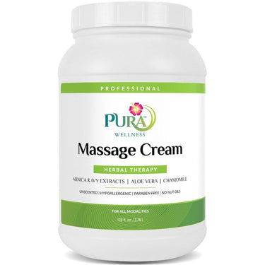 Pura Wellness Herbal Therapy Massage Cream / 1 Gallon - 128 oz. - 3.78 Liters by Pura Wellness