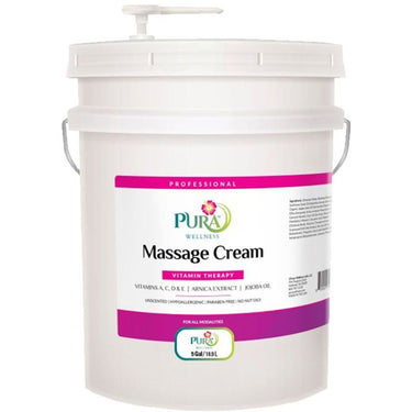 Pura Wellness Vitamin Therapy Massage Cream / 5 Gallons - 18.9 Liters by Pura Wellness