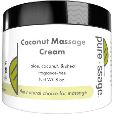 Pure-ssage Coconut Massage Cream / 8 oz.