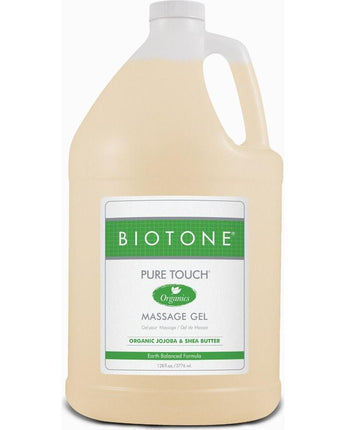 Pure Touch Organics Massage Gel / with Organic Jojoba & Shea Butter / 1 Gallon by Biotone