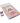 Purple/Orange Sponge Board - 100/180 Coarse/Medium - 1" Mini Block / 1,512 Mega Case by DHS Products
