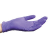 Purple Powder-Free Nitrile Gloves - Size L / Box of 100