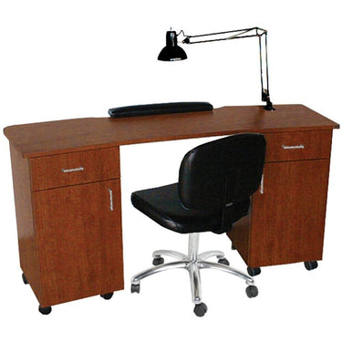 QSE Deluxe Nail Table / 60"W x 20"D x 30"H / 50+ Color Choices / Made to Order - Ships in 2-3 Weeks by Collins