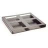 Quad Stainless Steel Dish Holder