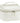 Quilted Medium Cosmetic Bag - White / Case of 12