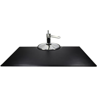 Raf Deluxe Rectangular Salon Mat with Chair Depression / 3' x 5' by HANS Equipment