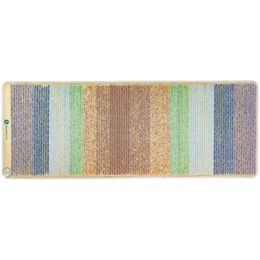 Rainbow Mat Large 7428 Firm - PEMF Inframat Pro&reg; First Edition Chakra Mat | Hot Stone Therapy + Far Infrared Therapy (FIR) + Negative Ion Therapy + PEMF Therapy + Gemstone Chakra Balancing