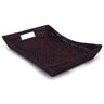Rattan Flare Tray - Chocolate