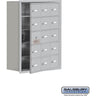 Recessed Mounted Cell Phone Storage Locker with 15 A Doors (14 usable) in Aluminum - Keyed Locks by Salsbury – Aluminum – Keyed Locks by Salsbury