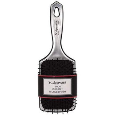 Rectangular Cushion Paddle Brush / 13 Row by Scalpmaster