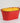 Red Tin - 13-1/2"W x 8"L x 6"H / Case of 6 Tins