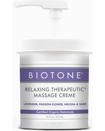 Relaxing Therapeutic Massage Crème / 16 oz. by Biotone