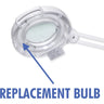 Replacement Bulb for The Petra Magnifying Lamp by Fantasea