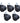 Replacement Caster Set for Salon Tuff Carts / Manicure Tables / Cabinets / Pedicure Carts / Set of 4 Casters by SalonTuff