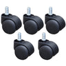 Replacement Caster Set for Salon Tuff Carts / Manicure Tables / Cabinets / Pedicure Carts / Set of 4 Casters by SalonTuff