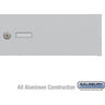 Replacement Door with Resettable Combination Lock - Standard B Size - for Cell Phone Locker - Aluminum by Salsbury – Aluminum – Master Key Lock by Salsbury
