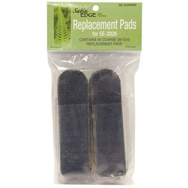 Replacement Pads For SE-2026 - 80 Grit / 40 Count by Satin Edge