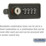 Resettable Combination Lock - Replacement Lock - for Cell Phone Storage Locker Door by Salsbury – Default Title by Salsbury