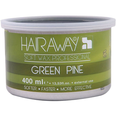 Resin&eacute; By HAIRAWAY&reg; Green Pine Resin Wax / Strip Wax - Soft Wax / 14 oz. - 400 mL. Tin