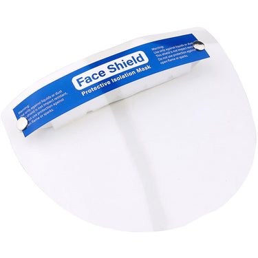 Reusable Face Shield - Clear Vision + Full Face Protection - Each