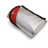 Reusable Mylar Thermal Blanket - Reusable - RED+SILVER / 50"W x 79"L