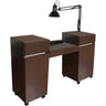 Reve Twin Manicure Table / 56"W x 16"D x 30"H x 36"H / 50+ Color Choices / Made to Order - Ships in 2-3 Weeks by Collins