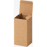 Reverse Tuck Flap Kraft Box - Kraft - 1.5"W x 1.5"L x 3"H / 1 Case (500 per Case)