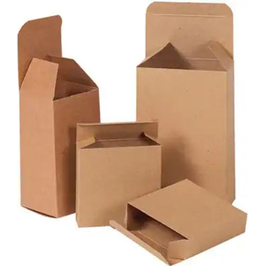 Reverse Tuck Flap Kraft Box - Kraft - 2.5"W x 1.75"L x 4"H / 1 Case (500 per Case)