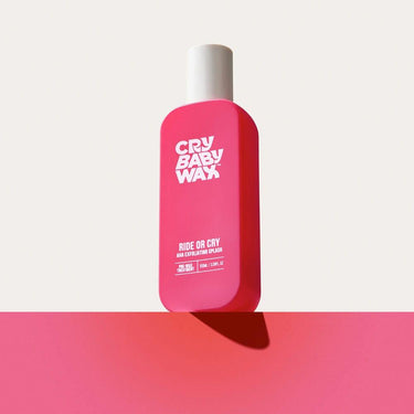 Ride or Cry AHA Exfoliating Splash Pre-Wax Cleanser / 6 Bottles - 3.38 oz. (100 mL.) each = 20.28 oz. Total by CryBaby Wax
