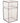 Rigid Clear Plastic Cube Boxes - 2-1/8"W x 2-1/8"L x 4-1/16"H / 1 Case (100 per Case)