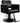 Romina Premium Square Styling Chair / Black with Matte Black Base by HANS Equipment