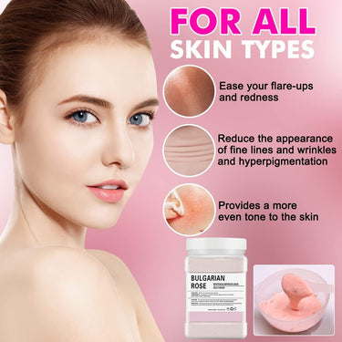 RoseRadiance Natural Rose Petal Jelly Mask / 23 oz. - 650 grams by Jeluxe Masks