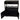 Rosewood Long Life Display Shelf Cabinet - Antique Black Finish by East-West Furnishings