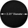 Round Cosmetic Sponge with Buffed Edge - Black Styrene-Butadiene Rubber Foam / 2.25" Diameter / 300 Pack