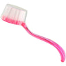 Round Manicure Brush - Scrub, Clean Finger Nails &amp; Toes - Pink - Each