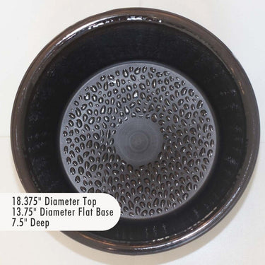 Round Pedicure Bowl / Espresso Brown / Durable Resin Material - The New Signature Collection by Noel Asmar
