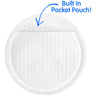 Round Textured Cleansing Pad with Pocket - 3.14" Diameter / 2,500 Pads Per Box in Stacks of 50 Pads