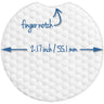 Round Textured Lyocell-Polyester Pads with Finger Notch - 2.17" Diameter / 5,000 Pack