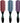 Rubber Base Styling Brush - Assorted Colors / 9 Row by Scalpmaster