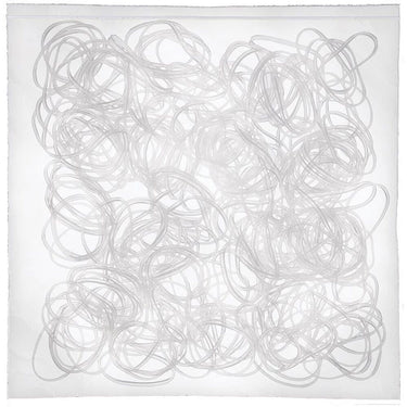 Rubber Hair Bands - Clear / 250 Pieces Per Bag X 100 Bags = 25,000 Rubber Bands