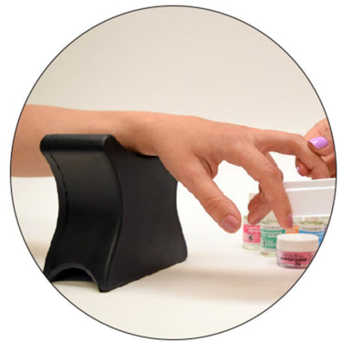 Rubber Manicure Arm Rest / 8"H x 6"W x 3"D by DL Pro